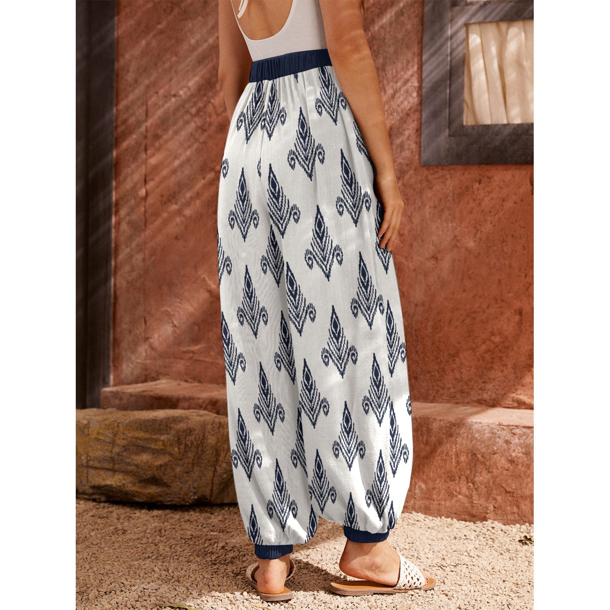 Bohemian Royal Printed Women's Harem Carrot Pants - Adore India