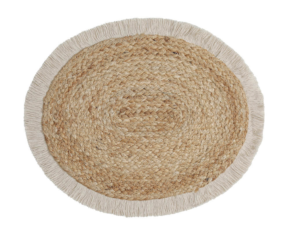 Camilla Durable Jute Table Mats Perfect for Kitchen & Dining Tables