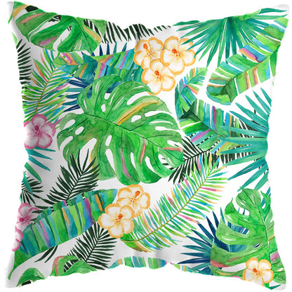 Colourful Tropical Plant Cushion Cover - Adore India   