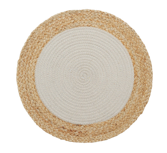 Serena Eco-Friendly Round Jute Table Placemats Durable and Stylish