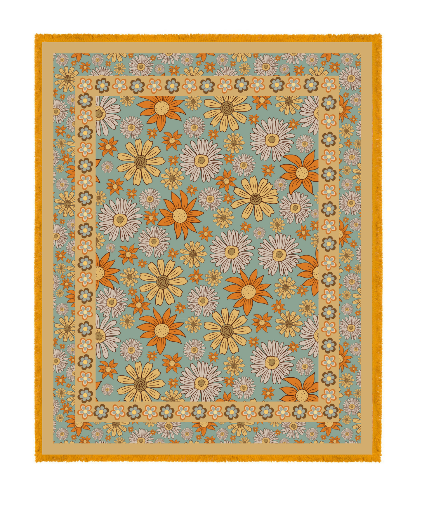Sandy Shores Bohemian Picnic Rug Blanket Tapestry - Adore India   