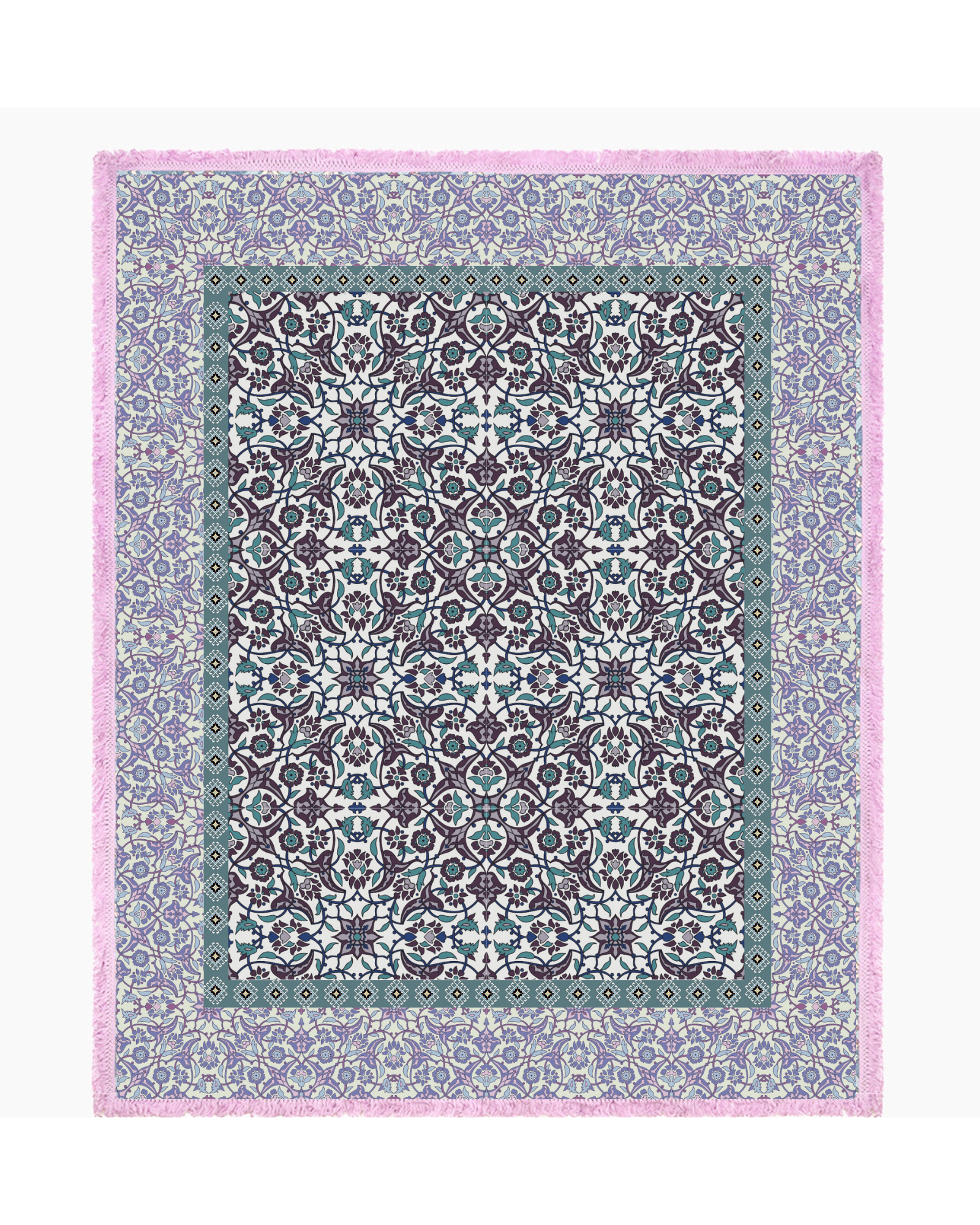 Heritage Garden Bohemian Picnic Rug Blanket Tapestry - Adore India   