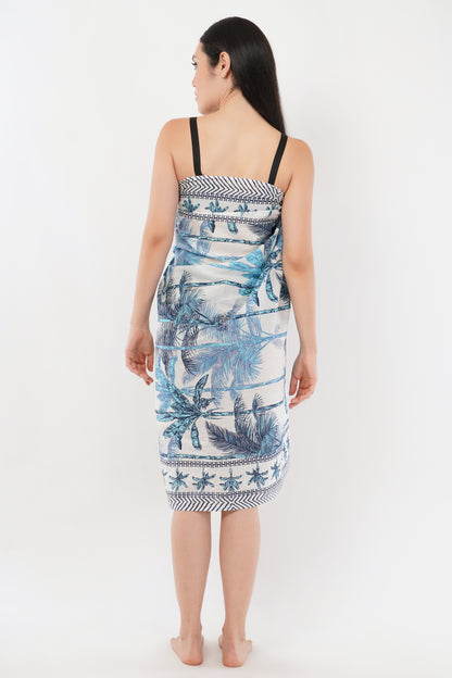 Cotton Palm Bloom Floral Printed Beach Sarongs Wrap