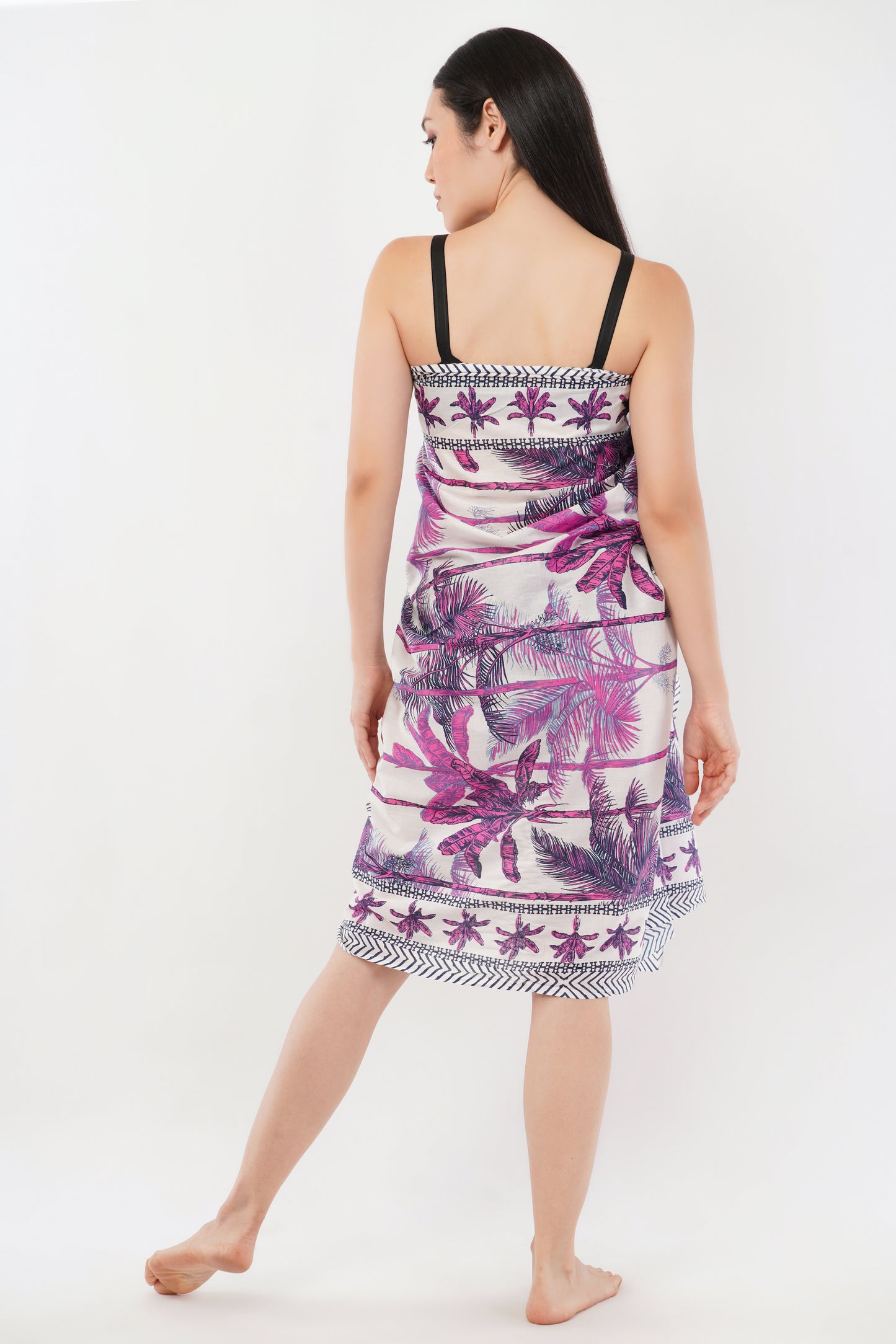 Cotton Palm Bloom Floral Printed Beach Sarongs Wrap