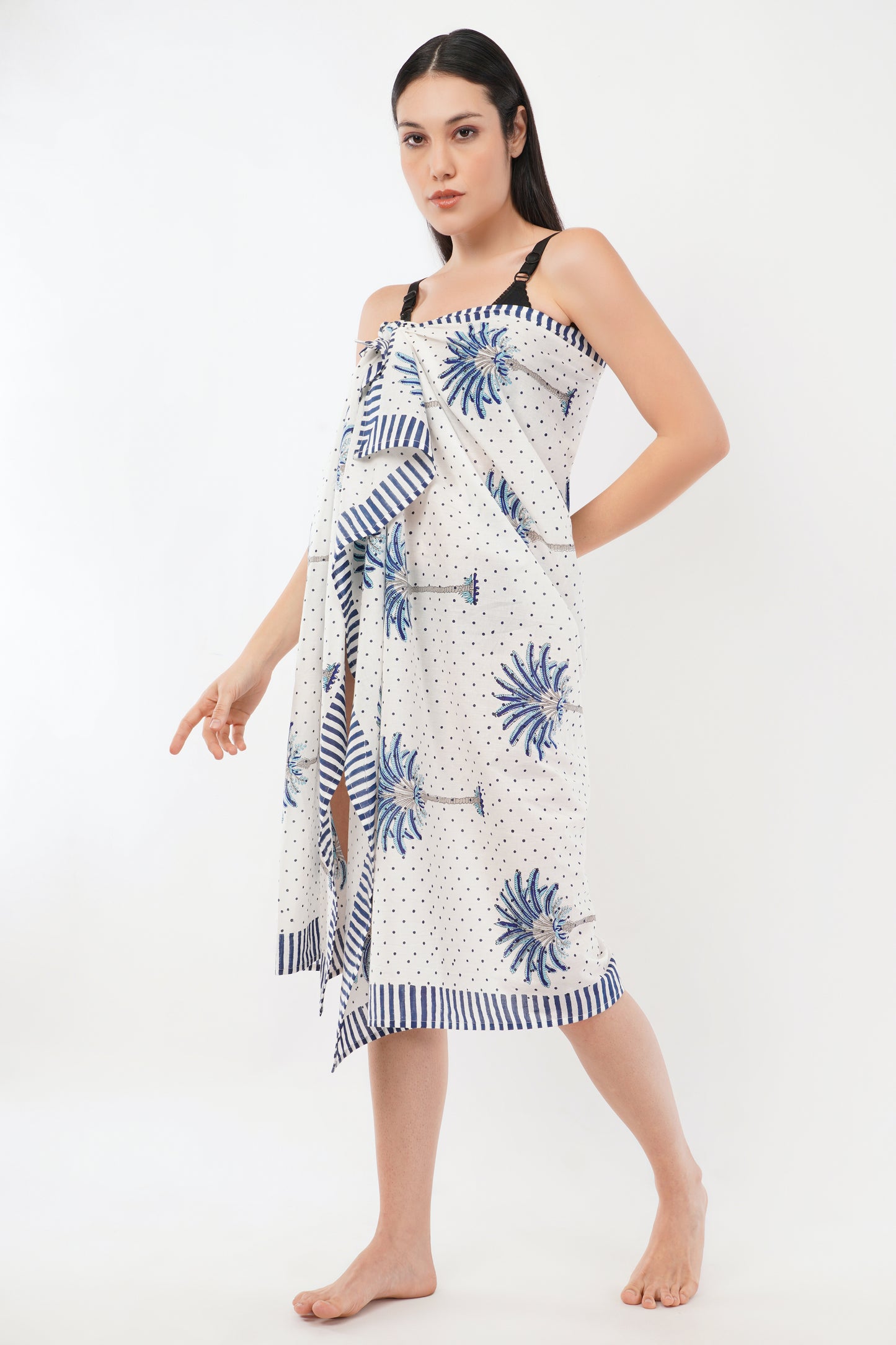Cotton Palm Tree Printed Beach Sarongs Wrap