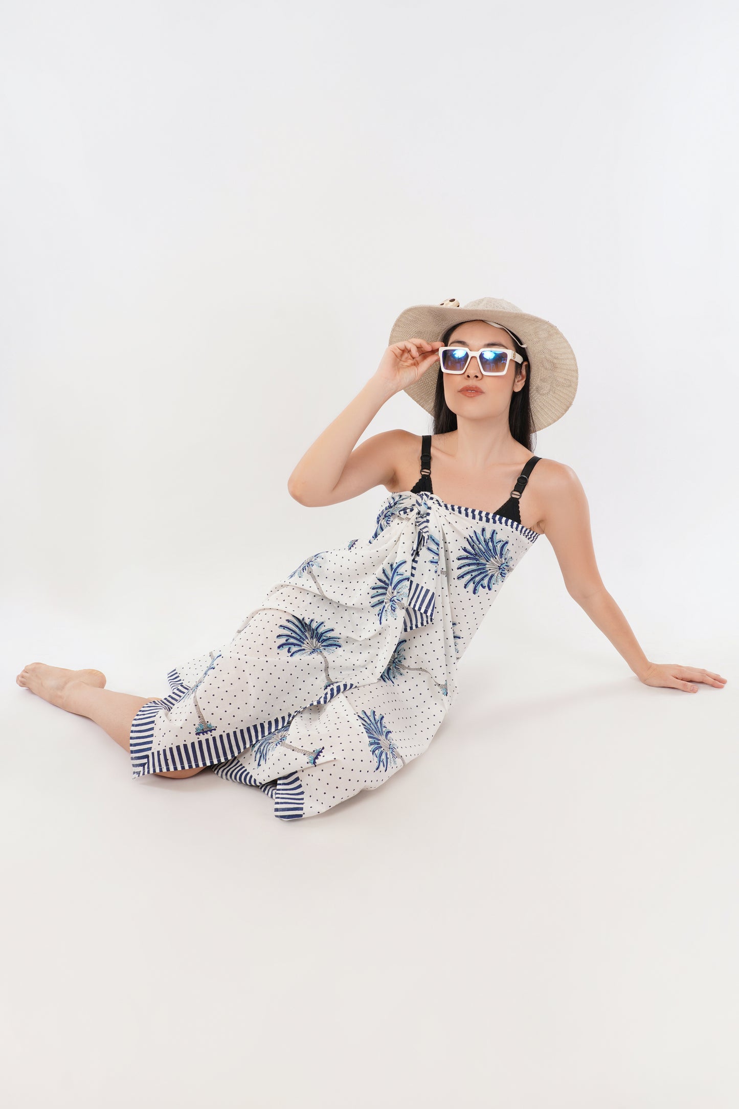 Cotton Palm Tree Printed Beach Sarongs Wrap