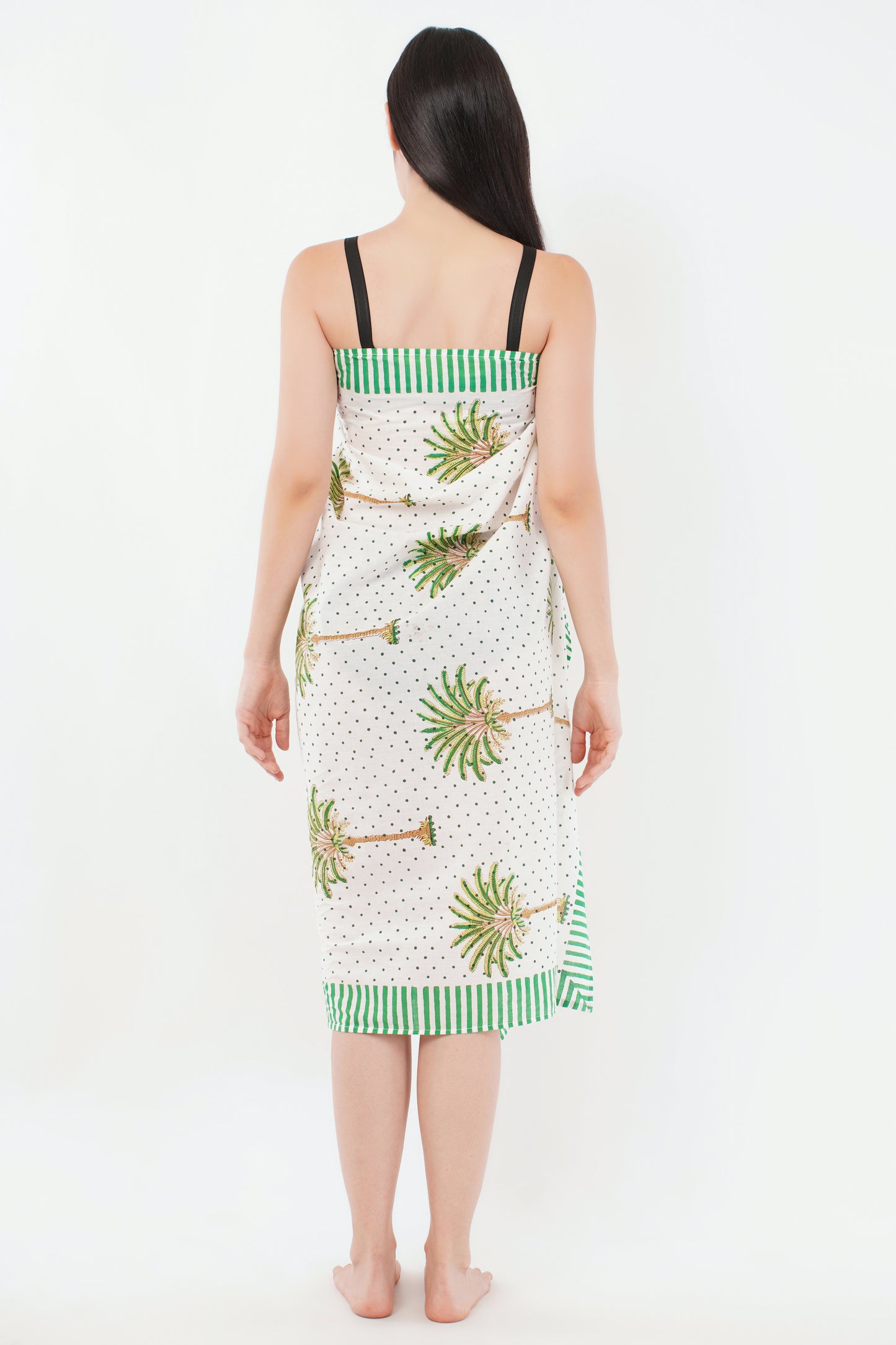 Cotton Palm Tree Printed Beach Sarongs Wrap