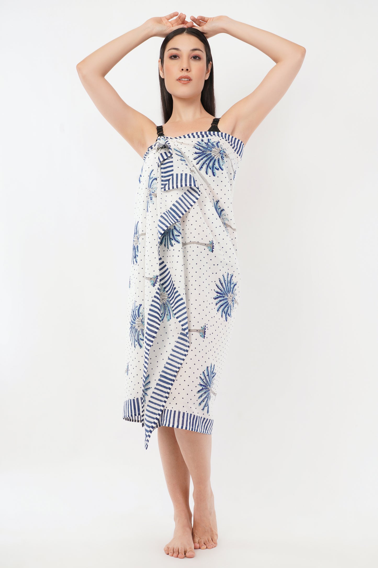 Cotton Tropical Palm Printed Beach Sarongs Wrap