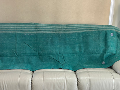 Indian Handmade Cotton Reversible Vintage Kantha Quilt Bedspread Throw- Anita - Adore India   