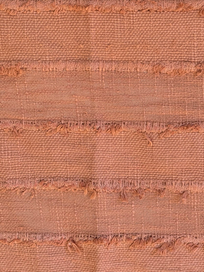Bohemian Cotton Handmade Solid Mauve Bedding Throw Blanket - Adore India   