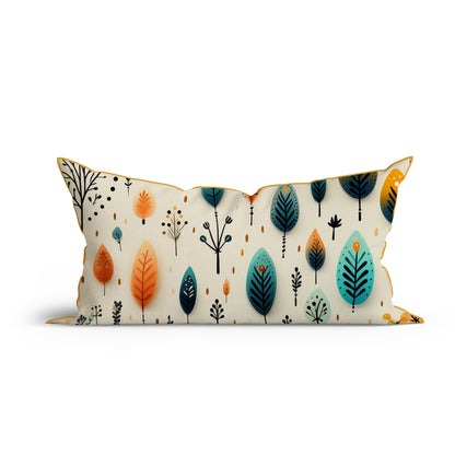 Bohemian Cotton Eclectic Colourful Printed Sofa Cushion Cover Set with Piping- Adore India