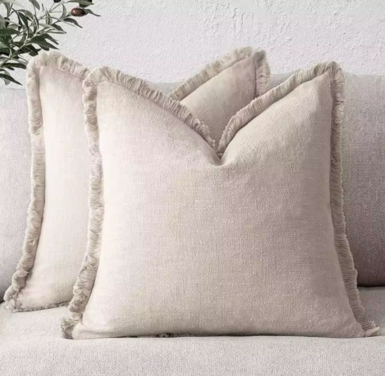 Vintage Brown Booti 3 Pcs Cushion Lumbar Pillow Set