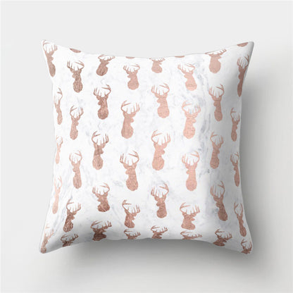 Abstract Leather Velvet Pillowcase Sofa Cushion Cover - Adore India   