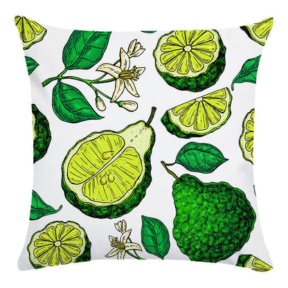 Tropical Flower Bird Printed Super Soft Pillowcase Cushion Cover - Adore India   