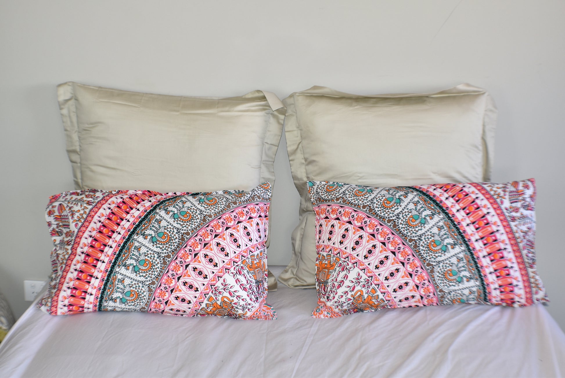 Bird of Prey Red Mandala Duvet Cover - Adore India   