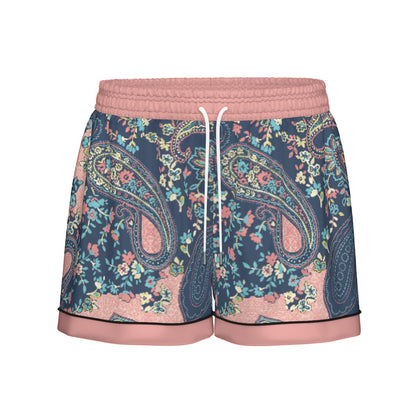 Bohemian Paisley Elegance Women's Silky Sleepwear Set - Adore India   