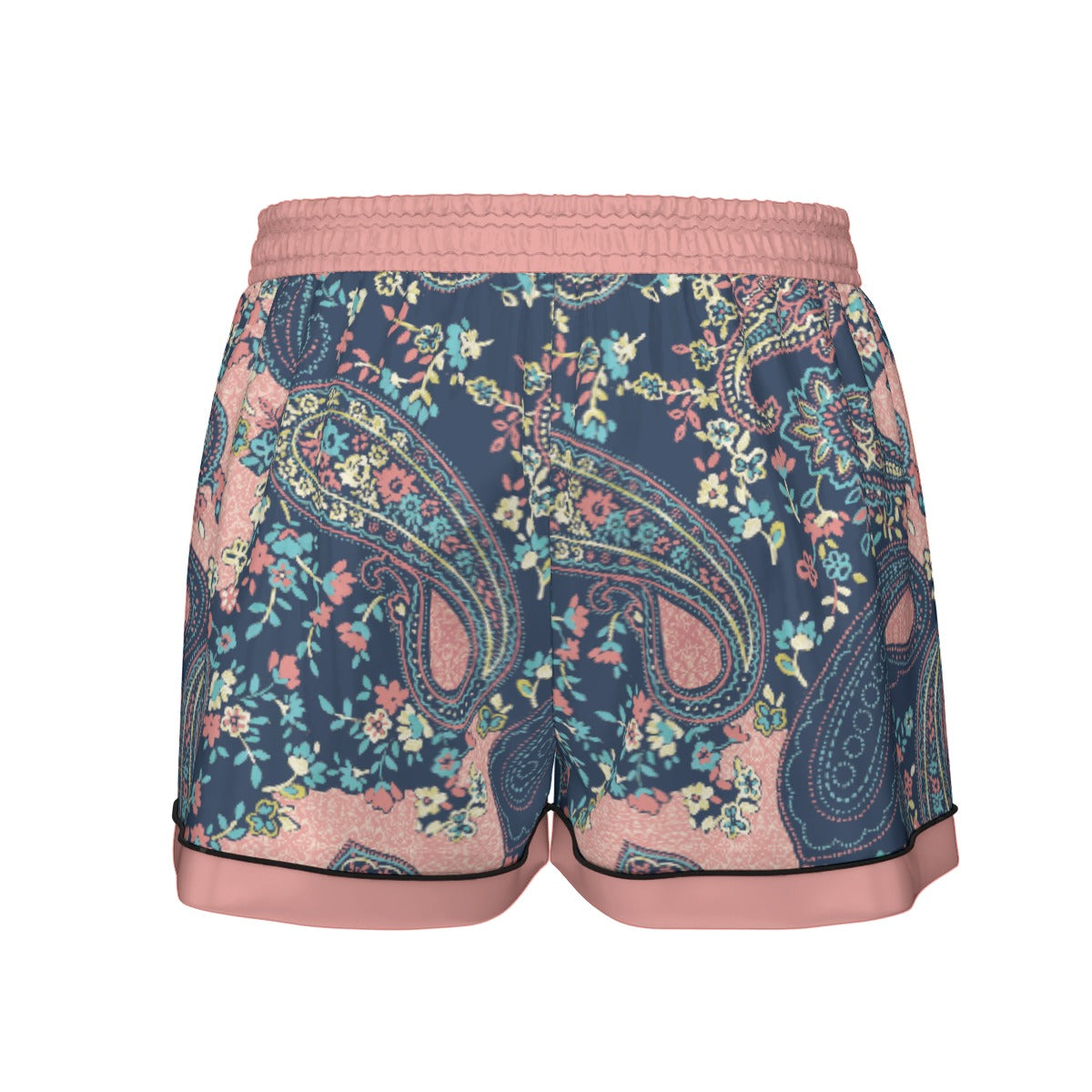 Bohemian Paisley Elegance Women's Silky Sleepwear Set - Adore India   