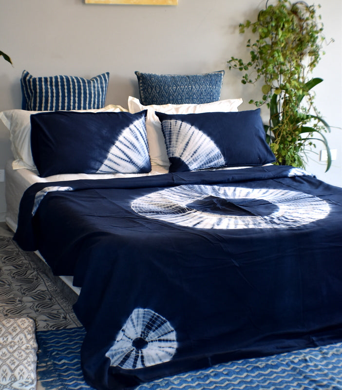 Mandala Hand Tie and Dyed Doona Cover Set - Adore India   