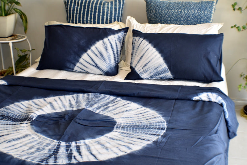 Mandala Hand Tie and Dyed Doona Cover Set - Adore India   