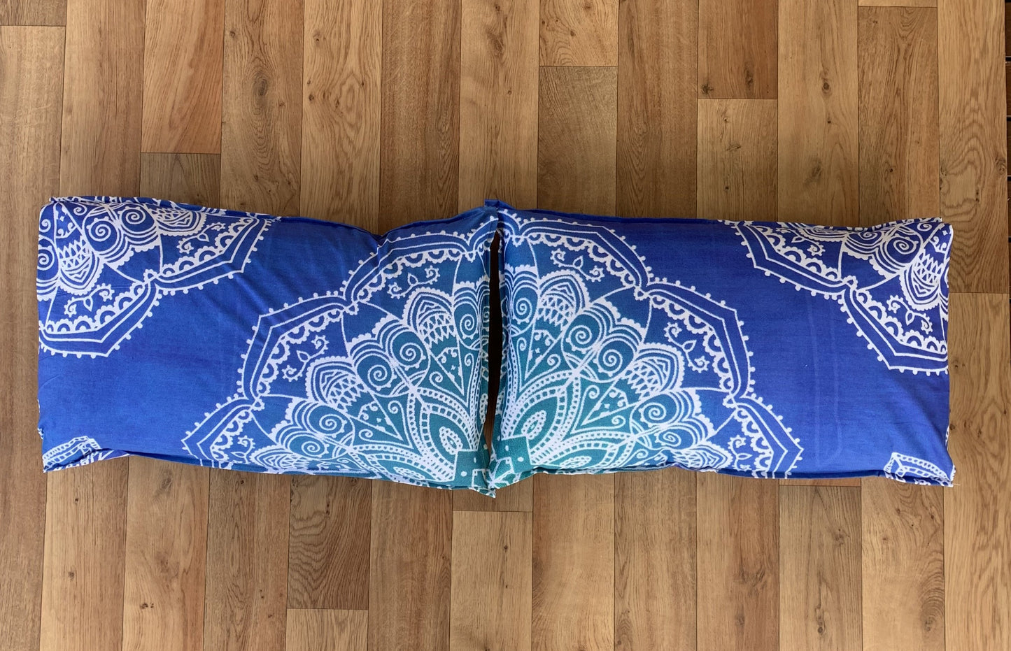 Galaxy Turquoise Cotton Mandala Pillow Set 2Pcs - Adore India   