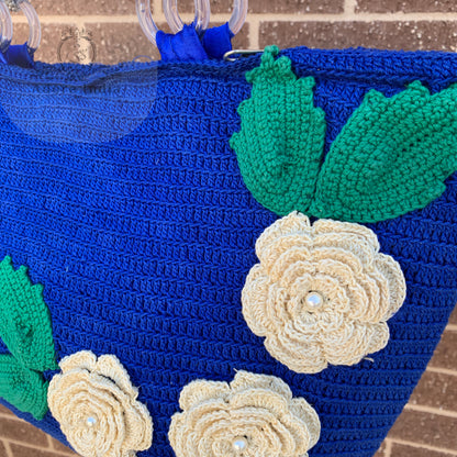 Handmade Crochet Bohemian Vintage Tribal Banjara Hippy Shoulder Bag-3 - Adore India   