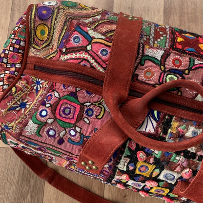 Indian Handmade Bohemian Vintage Tribal Banjara Hippy Shoulder Bag-21 - Adore India   