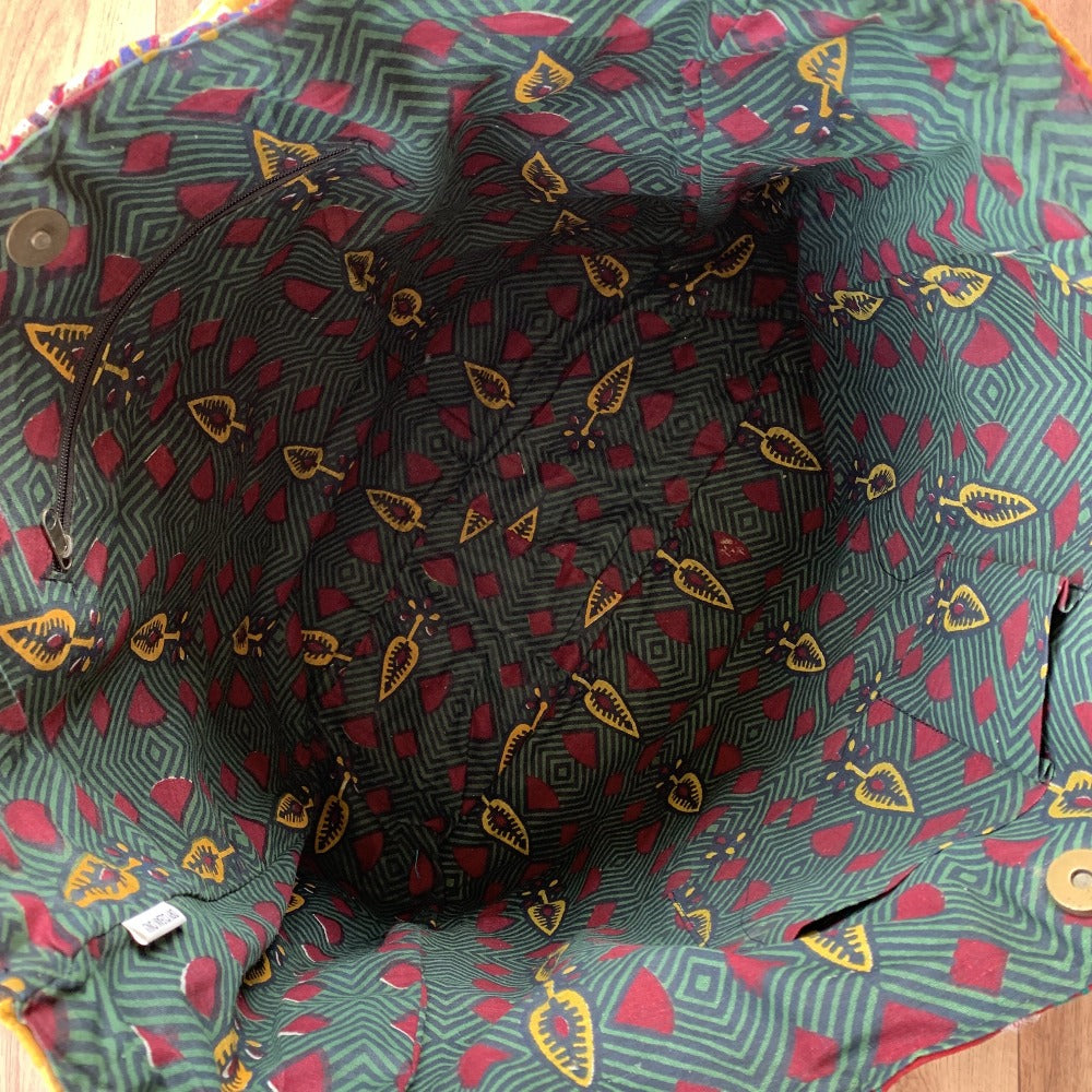 Indian Handmade Bohemian Vintage Tribal Banjara Hippy Shoulder Bag-22 - Adore India   