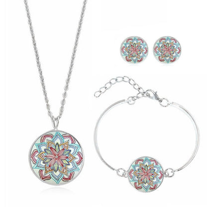 Wholesale Lot High Quality Bohemian Necklace Bracelet Set- 3 Pcs - Adore India   
