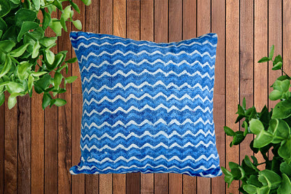 Block Print Heavy Cotton Dari Cushion Cover 65x65cm- IB65-2 - Adore India   