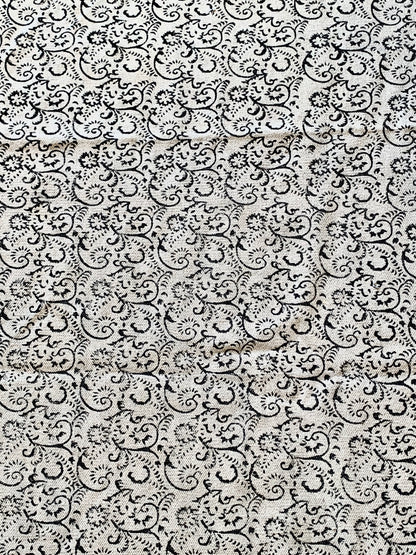 Handmade Beautiful French Block Print Cotton Dari Carpet - Adore India   