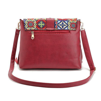 Charming Beautiful Bohemian Vintage Red Carry Bag - Adore India   